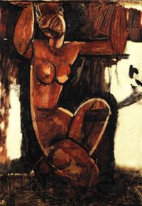 Amedeo Modigliani Caryatid Norge oil painting art
